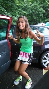 Silvia Bombara, partecipante della Challenge Sanremo Half Marathon